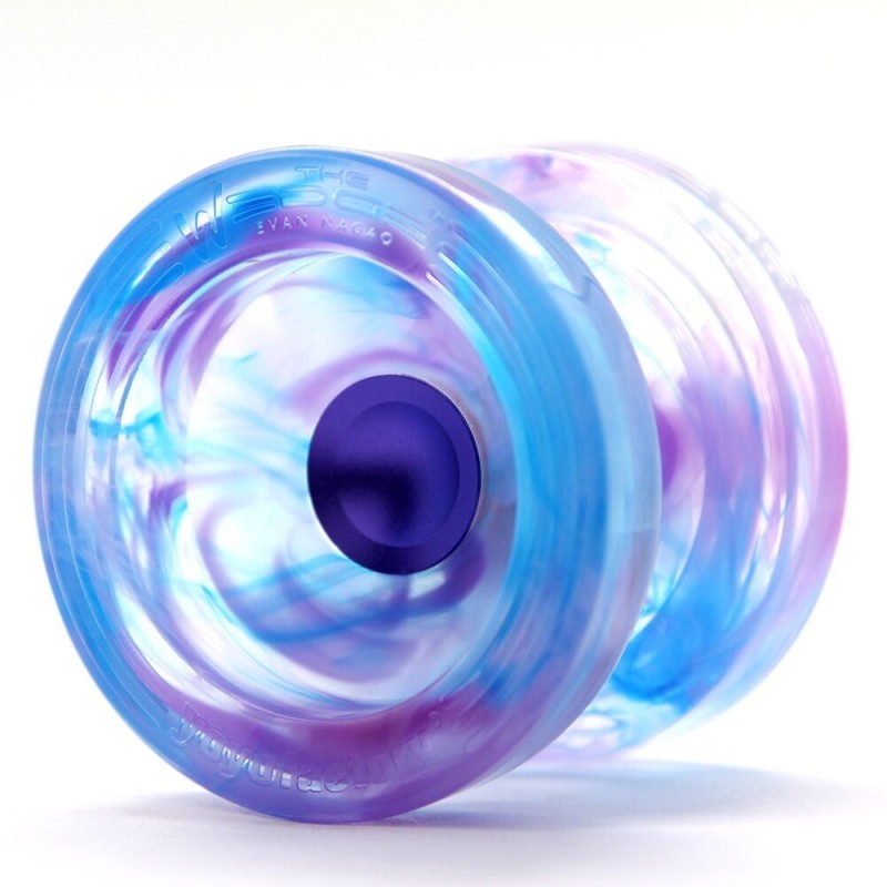 Yoyo Wedge Bleu/Violet